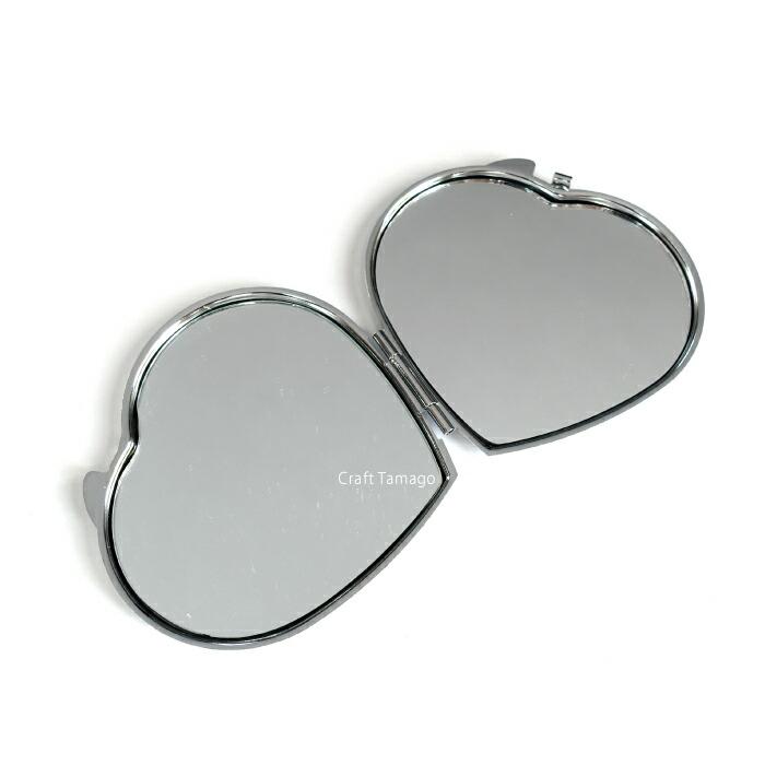 ハート型ミラーシルバーゴーグル