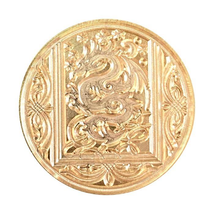 シーリングスタンプ ドラゴン 龍 Dragon 30mm ※ヘッドのみ 1個 資材  