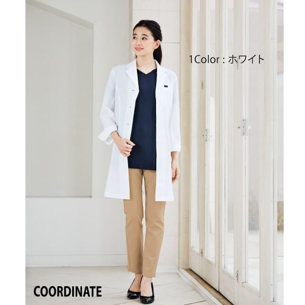 ドクター コート 医療 白衣 看護 診察衣 制服 女性 ストレッチ おしゃれ かっこいい 安い Folk フォーク 2528ph レディス 2528ph 旭ユニフォーム 通販 Yahoo ショッピング