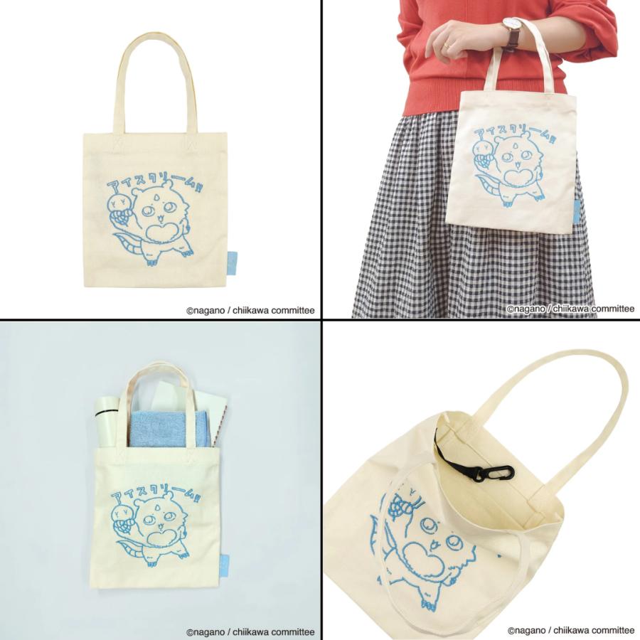 ちいかわ 刺繍ミニトート ちいかわ ハチワレ うさぎ モモンガ くり