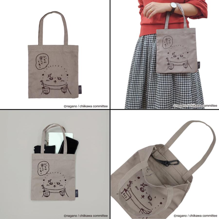 ちいかわ 刺繍ミニトート ちいかわ ハチワレ うさぎ モモンガ くり