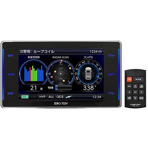 コムテック レーダー探知機 ZERO 702V 完全無料データ更新 移動式小型オービス&ゾーン30対応 OBD2接続 ドラレコ連携