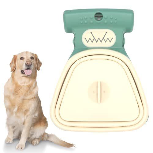 フンキャッチャーlサイズ 大型犬用 ペット用うんち処理袋 フン処理袋 取り出し容器 手汚れない 携帯便利 折り畳み 散歩 犬 猫 L みどり 年中無休