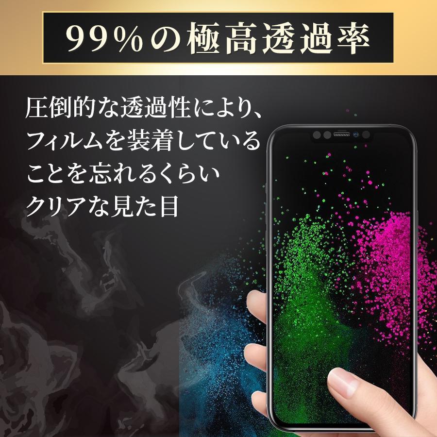 iPhone14 保護フィルム ガラスフィルム 2枚 ブルーライトカット アイホン アイフォン 14 全面 マット さらさら 指紋｜asahi88｜11
