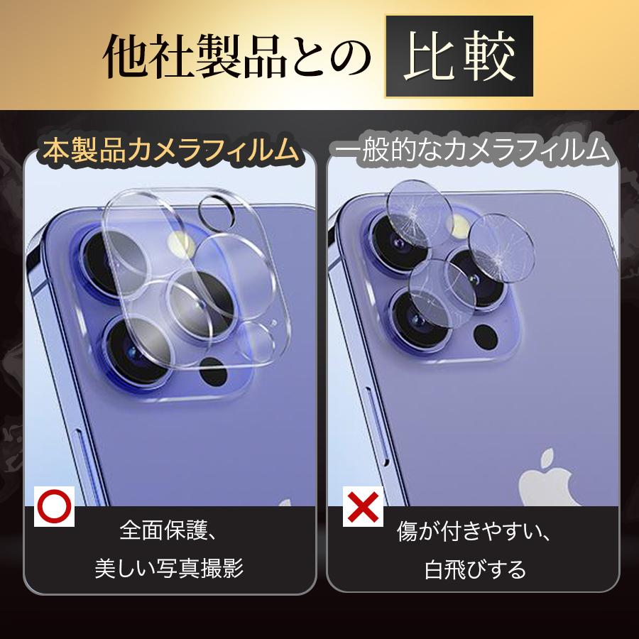 2枚セット iPhone14 保護フィルム ガラスフィルム + カメラカバー レンズカバー 組み合わせセットアイフォン アイホン 日本製｜asahi88｜14
