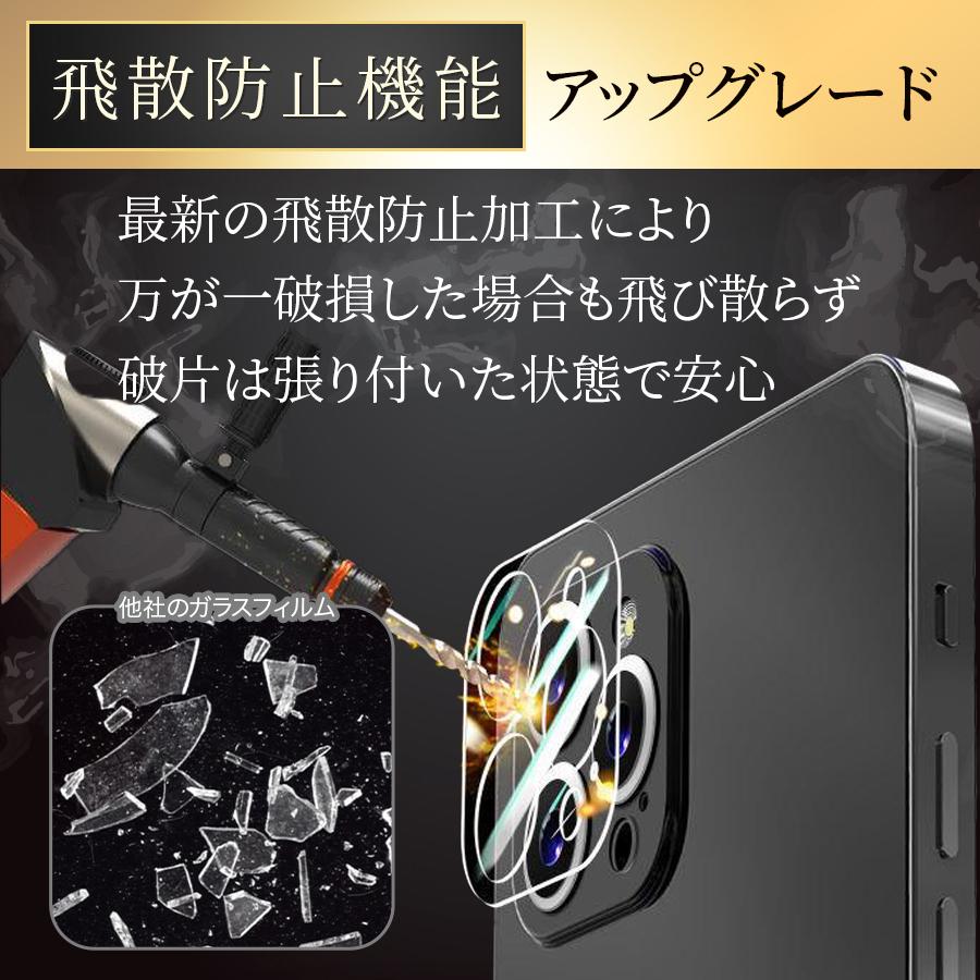 2枚セット iPhone14 保護フィルム ガラスフィルム + カメラカバー レンズカバー 組み合わせセットアイフォン アイホン 日本製｜asahi88｜15