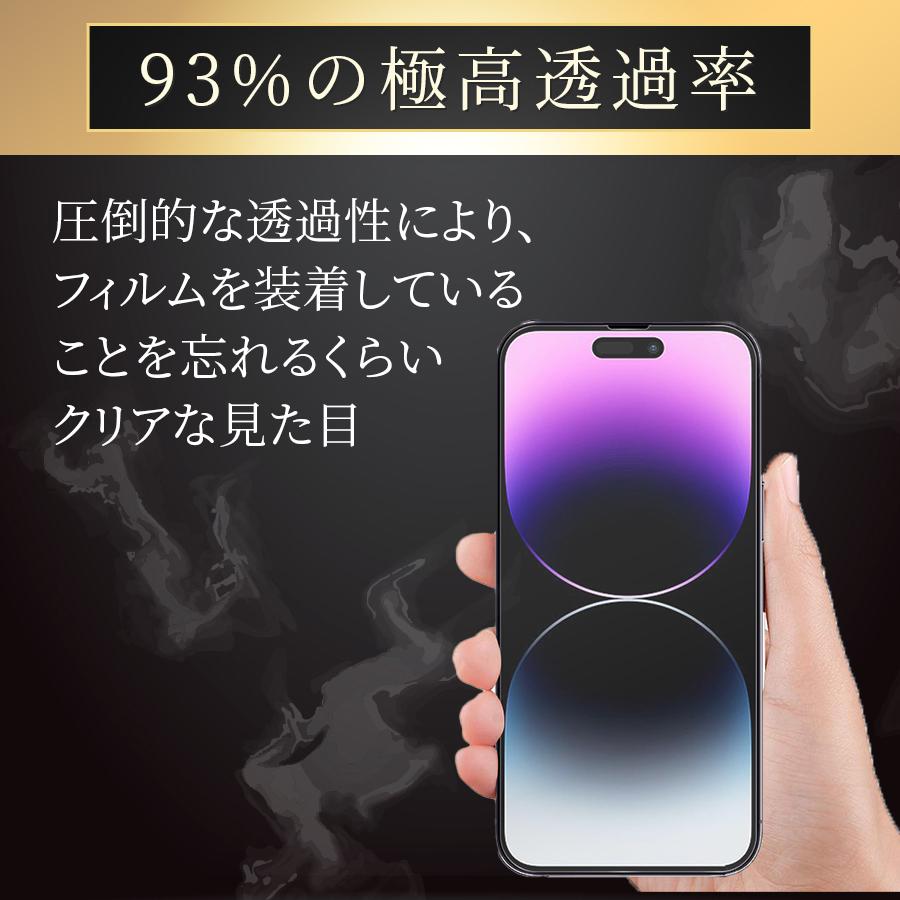 2枚セット iPhone14 保護フィルム ガラスフィルム + カメラカバー レンズカバー 組み合わせセットアイフォン アイホン 日本製｜asahi88｜10