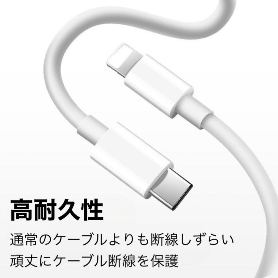 205_2pcs 【即日発送】2本 iPhone 充電ケーブル 急速 PD ライトニング