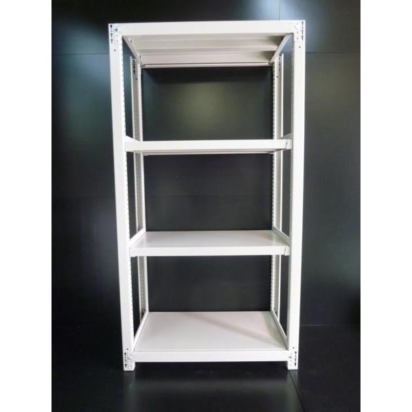 中量ラック/スチールラック/スチール棚/業務用/中量ラック/H1800×W1555×D930×4段/1段500ｋｇ/アイボリーorグリーン※営業所止め限定