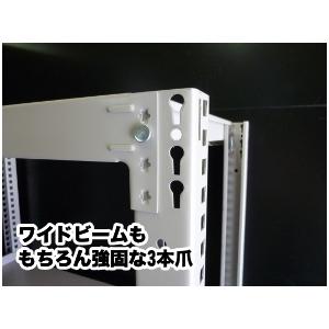 中量ラック/スチールラック/スチール棚/業務用/中量ラック/H1800×W1555×D930×4段/1段500ｋｇ/アイボリーorグリーン※営業所止め限定の画像