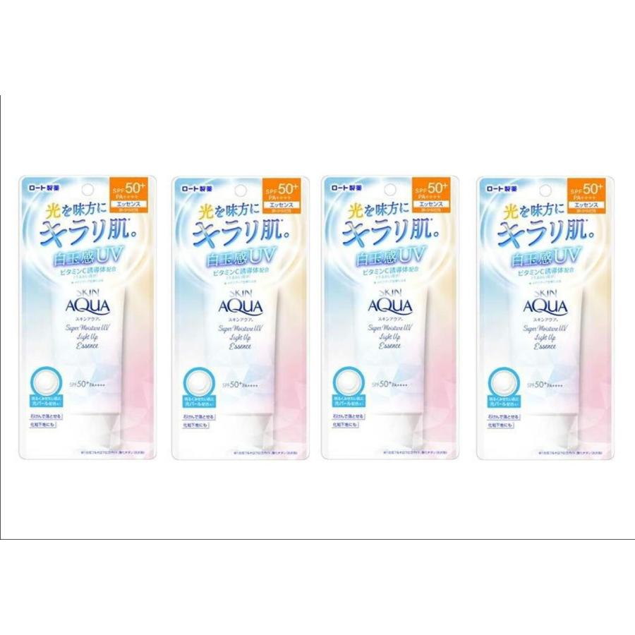 70g×4個セット】ロート製薬 顔・体用の日焼け止め スキンアクア