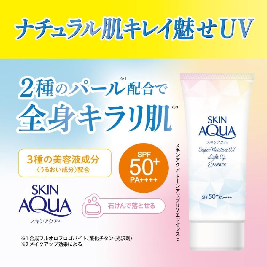 70g×4個セット】ロート製薬 顔・体用の日焼け止め スキンアクア