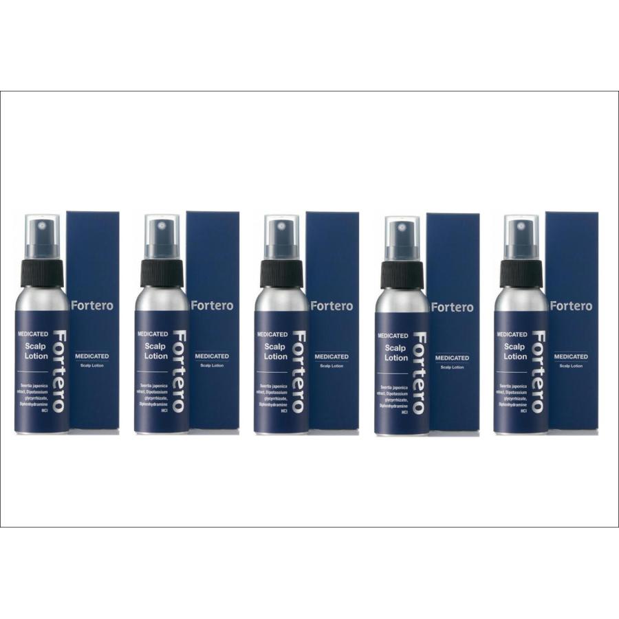 定価9900円×5個セット】Fortero フォルテロ 育毛剤 薬用スカルプ