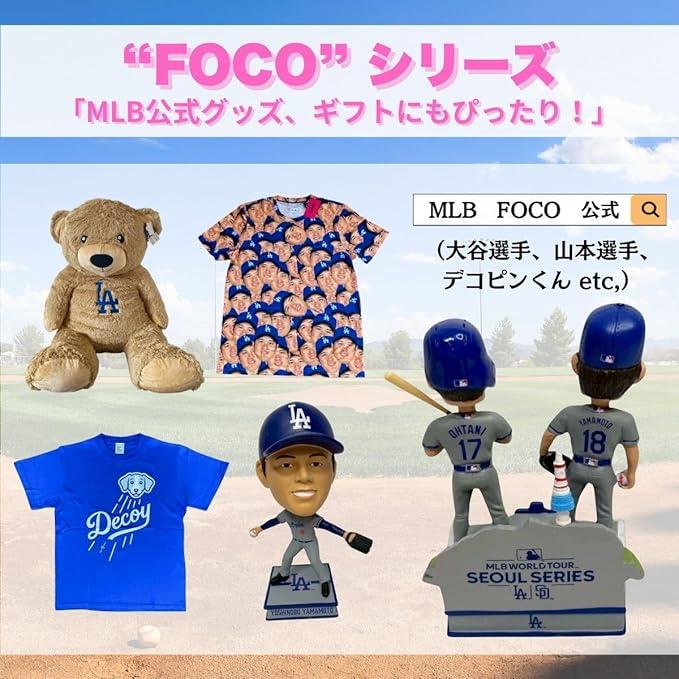 MLB公式】FOCO 大谷翔平 Tシャツ （XLサイズ） 顔だらけ MLB正規