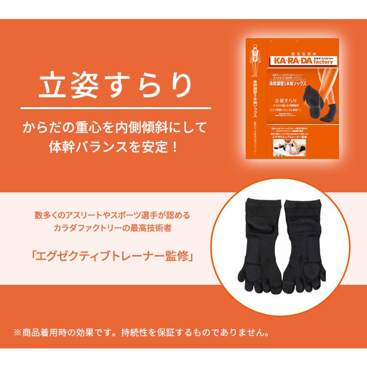 定価3850円×3足セット】ナイガイ×カラダファクトリー 体幹調整 5本指