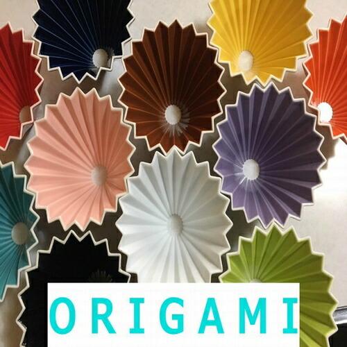 【コーヒー専門・メーカー代理店】 選べるカラー　箱付 ORIGAMI　オリガミ　ドリッパー　Mサイズ　２〜４杯用 | 日本製 美濃焼 ケーアイおりがみ 0２｜asahicoffee｜02