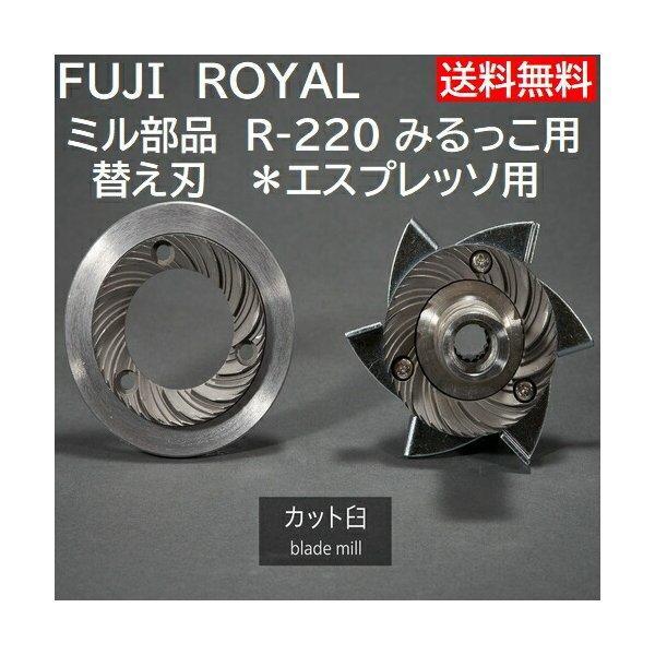ロイヤル 送料無料 ミル部品 R-220 みるっこ用替え刃 カット臼歯