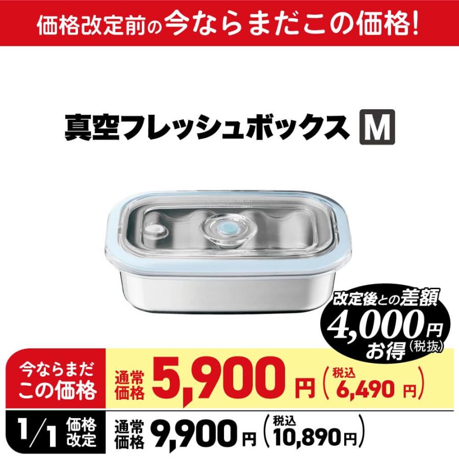 アサヒ軽金属 【1月1日値上げ】保存容器 フードコンテナ ボックス M