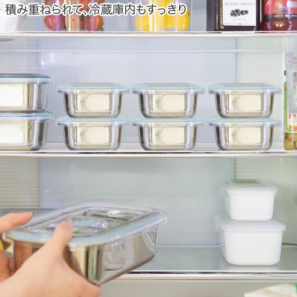 アサヒ軽金属 保存容器 フードコンテナ ボックス Mサイズ 真空 蓋付き