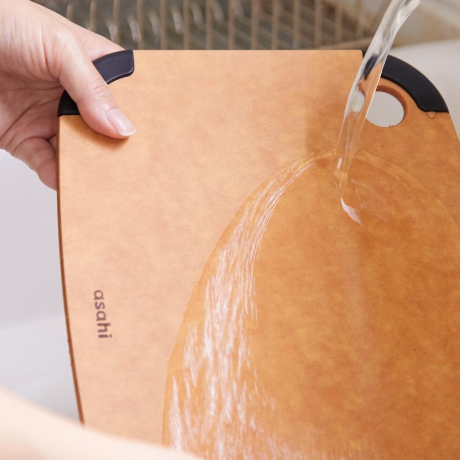 アサヒ軽金属 まな板 カッティングボード Mサイズ 高密度 天然木 食洗