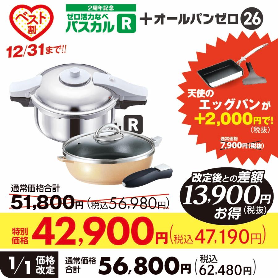 アサヒ軽金属 【1月1日値上げ】圧力鍋 サイズ(R) IH ガス 時短 節電 節