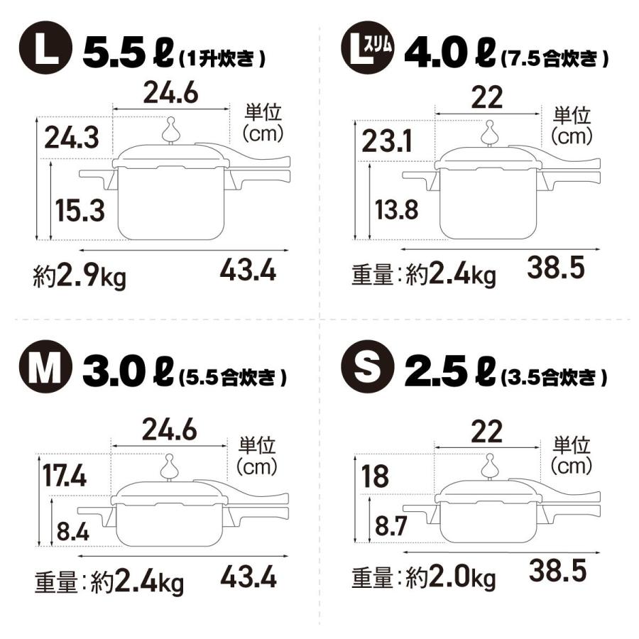 圧力鍋 両手鍋 圧力なべ 活力なべ 時短 ゼロ活力なべ M IH対応 ガス 圧力 ステンレス 5層 おもり式 レシピ アサヒ軽金属公式ショップ｜asahikei｜13