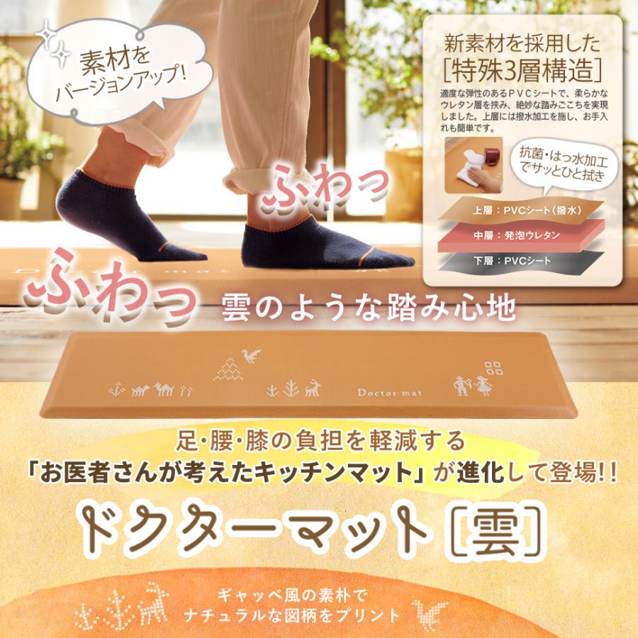 アサヒ軽金属 【9月1日値上げ】ドクターマット雲 (栗) LLサイズ マット