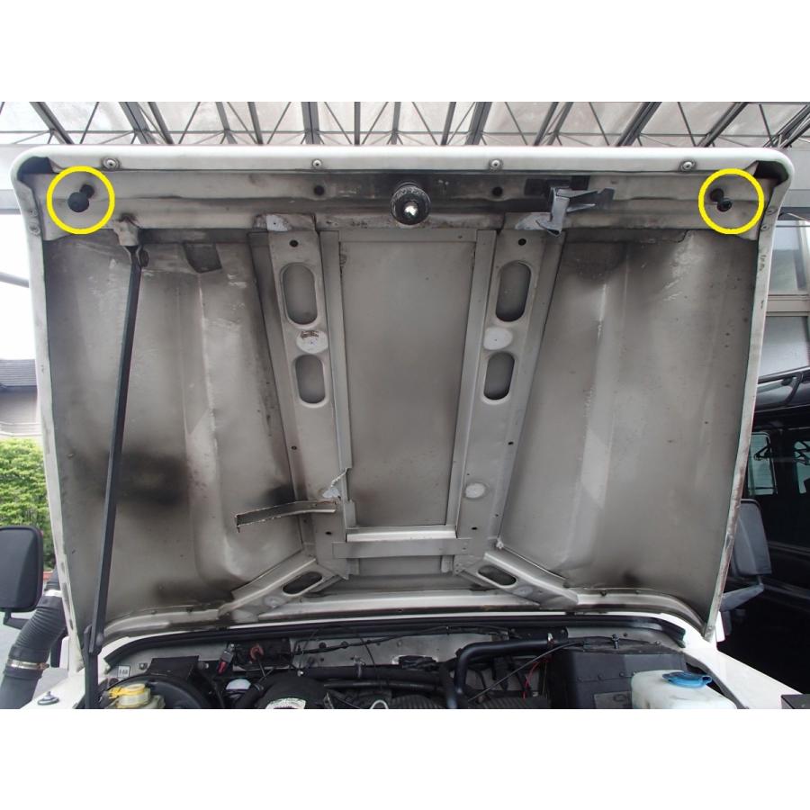 ランドローバー ディフェンダー ボンネットストッパーゴム 〜2006 社外