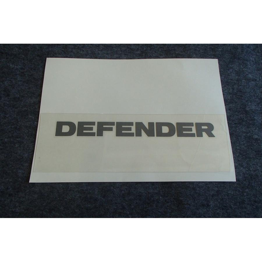 GRAY　グレイ　ステッカー DEFENDERステッカー グレー 下線なし 純正品 : 旭モータース - 通販