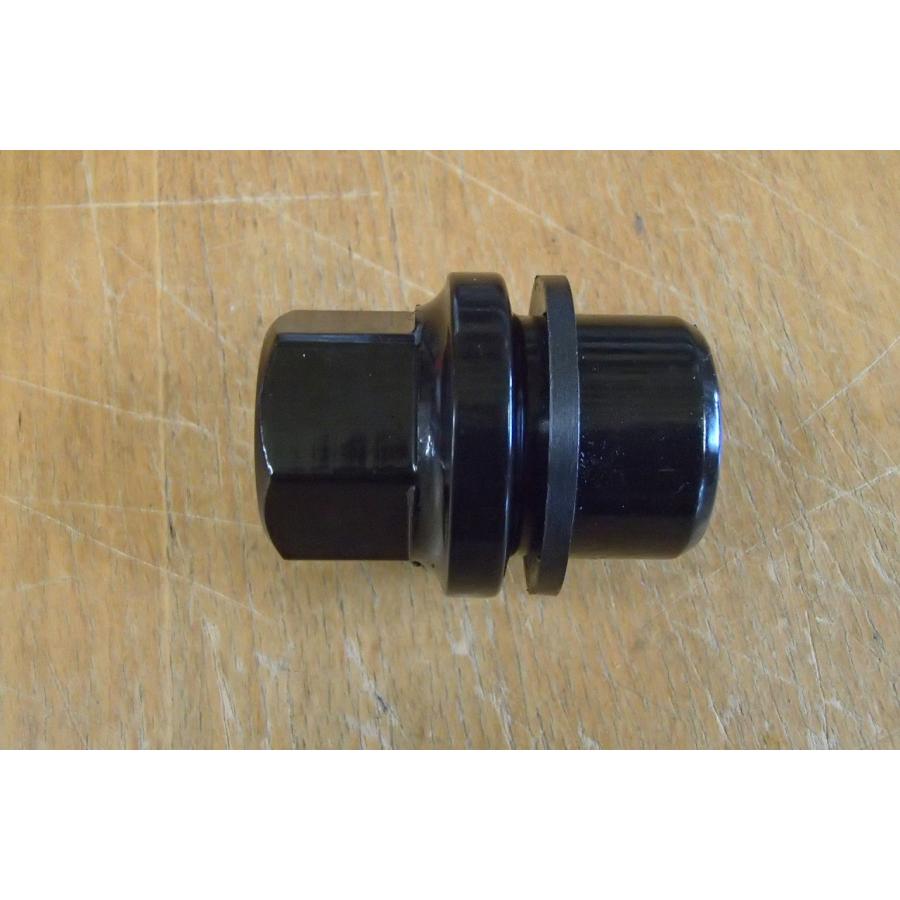 ランドローバー ディフェンダー・クラシックレンジローバー・ディスカバリー1 ホイールナットアルミ用（純正アルミホイール用） 黒 一体型タイプ