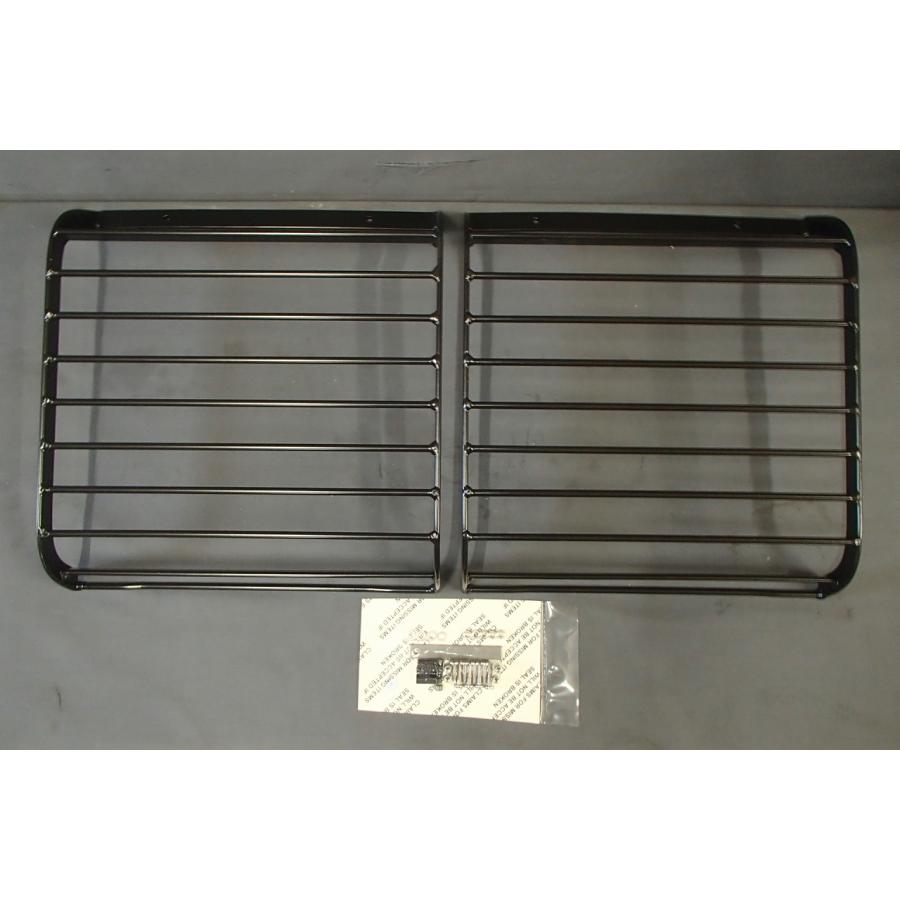 ランドローバー ディフェンダー ヘッドランプガード 左右セット 純正品