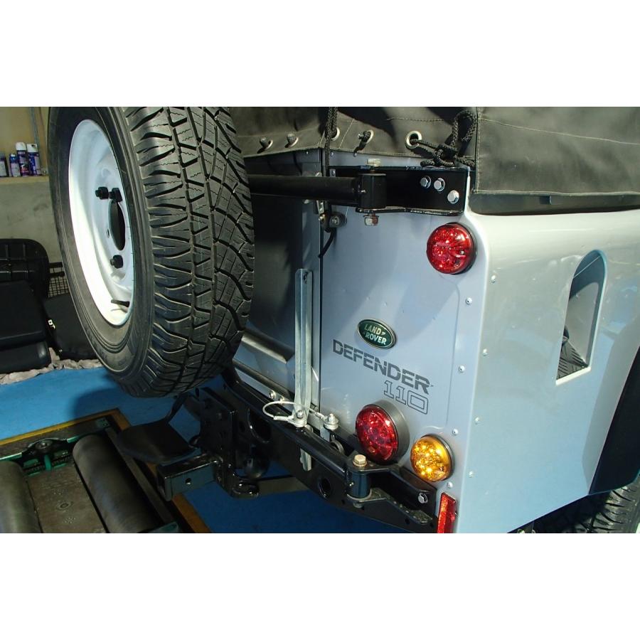 ランドローバー ディフェンダー DA2274用リヤスペアタイヤキャリア