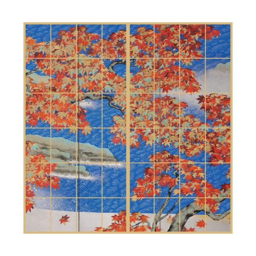 横山大観 還暦祝画帖 「無窮を趁ふ」ぎょうせい　専用額付き 楽天市場】デザインふすま紙 襖紙 三尺四枚建て 日本の名画 横山