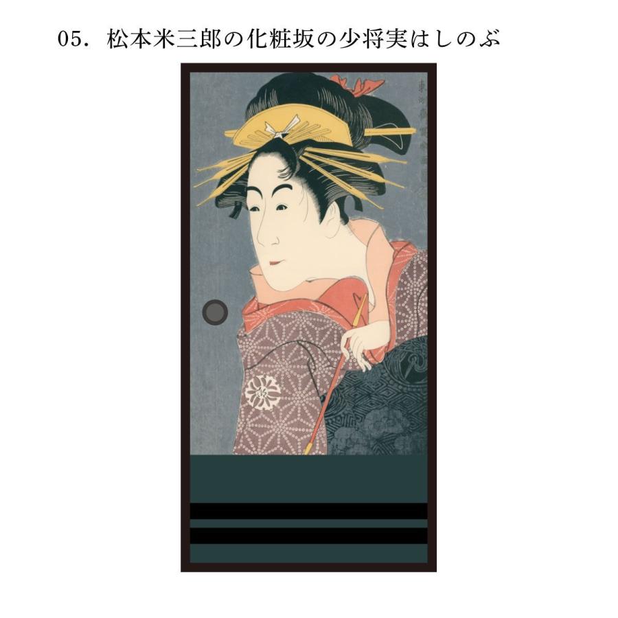 アサヒペン 浮世絵 ふすま紙 東洲斎写楽 松本米三郎の化粧坂の少将実は