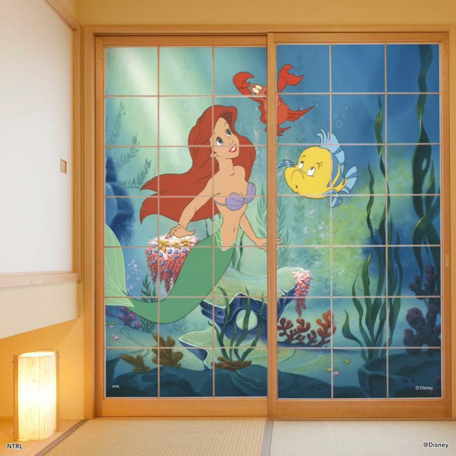障子紙 のりで貼る ディズニープリンセス リトルマーメード Ntlp 016s しょうじ紙 おしゃれ モダン リメイク 簡単 張り替え アサヒペン 1465 アサヒペンストア 通販 Yahoo ショッピング