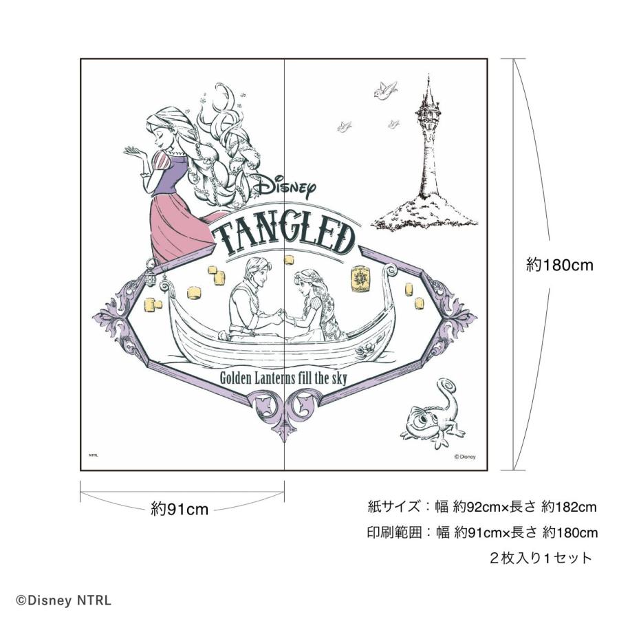 ふすま紙 ディズニープリンセス 塔の上のラプンツェル NTLP-022F 襖紙 