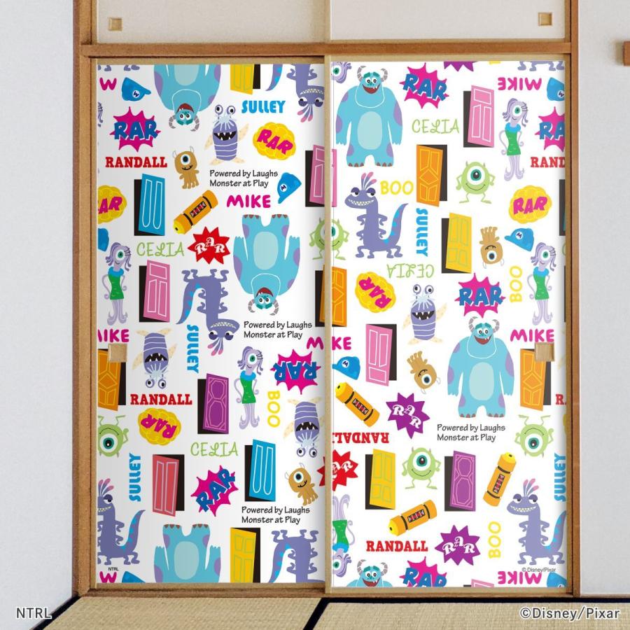 アサヒペン ふすま紙 ピクサー モンスターズ・インク パターン NTLX