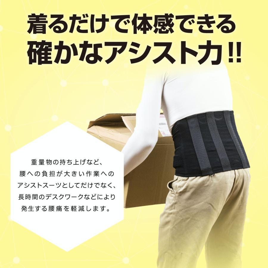 RAKU 腰補強ベルト ワーキングサポーター Rakunina~ru ラクニナ〜ル 腰