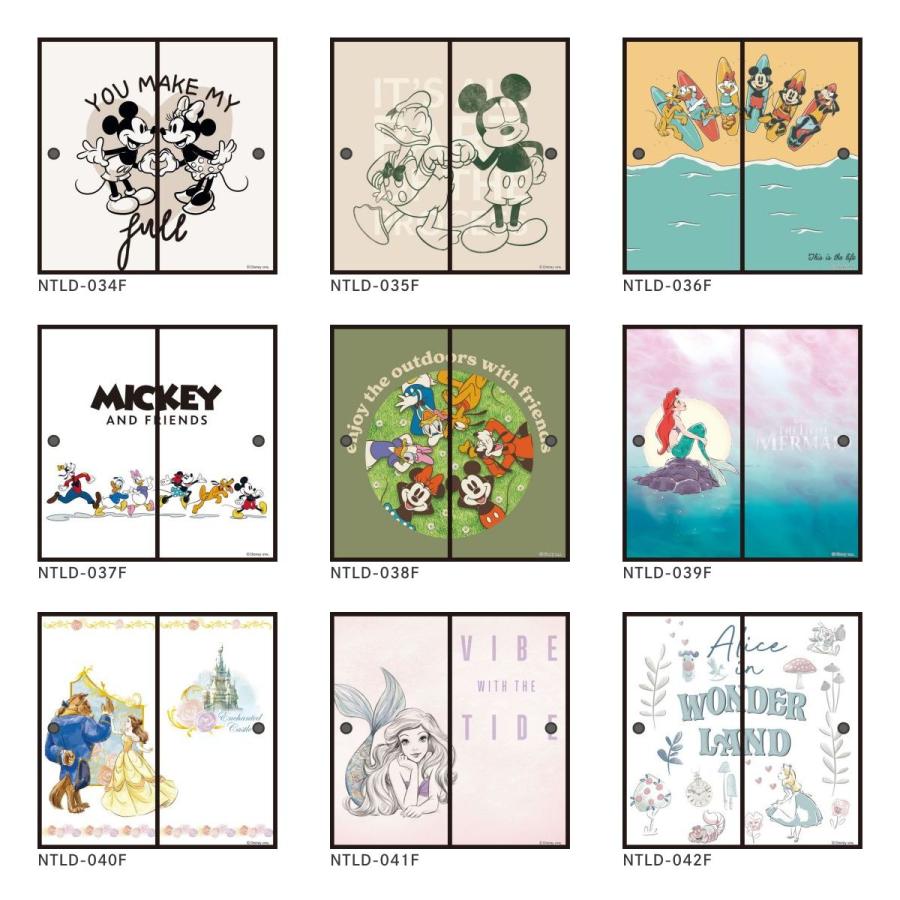 アサヒペン ディズニーキャラクター ふすま紙 ミッキー チェック NTLD