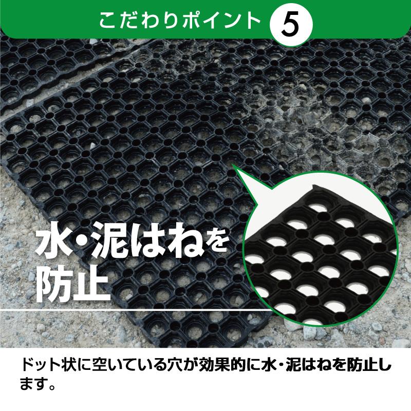 アサヒペン 薄型有孔ラバーマット　　 4個セット URM-6090 アサヒペン ゴムマット 薄型有孔ラバーマット 幅約60x長さ約90x厚み