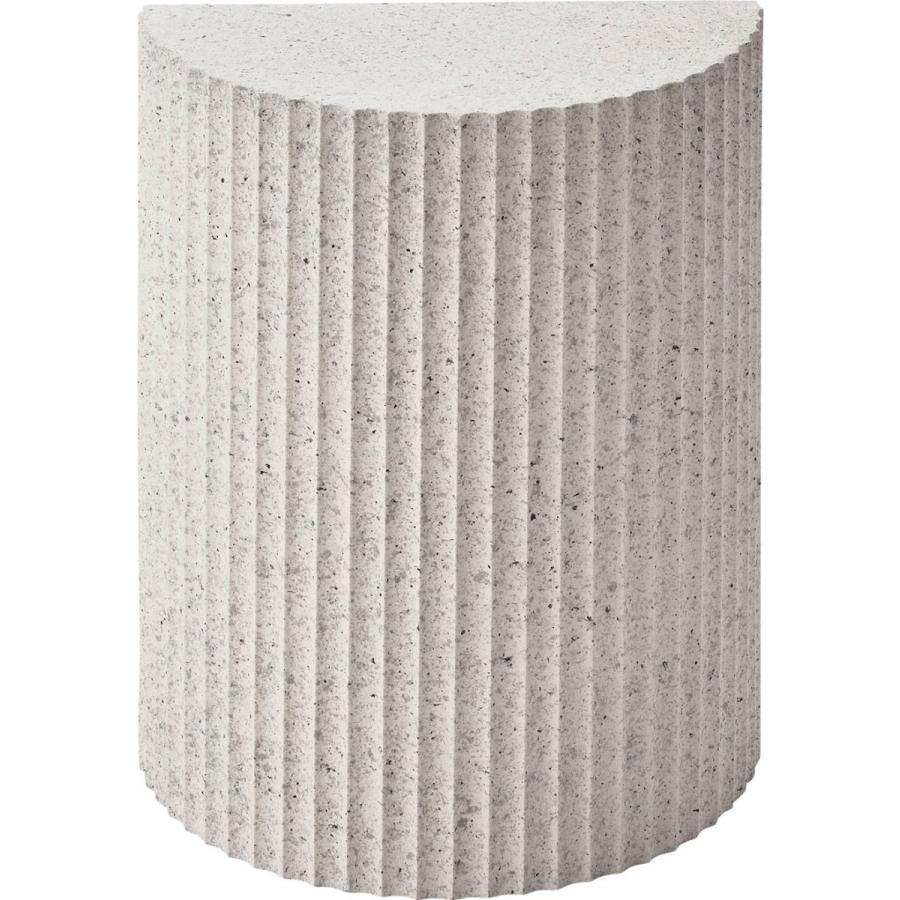 東谷 サイドテーブル スツール テラゾー柄 韓国風 ホワイト MAR