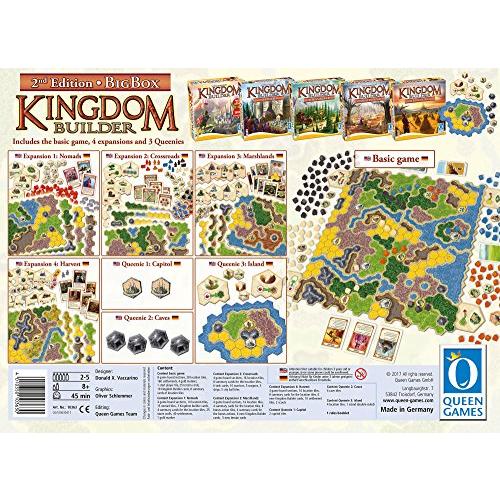 キングダムビルダービッグボックス 第2版 (Kingdom Builder: Bigボックス2?nd Edition) ボードゲーム 