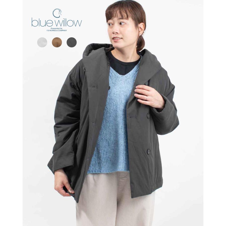 blue willow 　ブルーウィロー　 ボンディングフードジャケット blue willow ブルーウィロー ボンディングフードジャケット 01EFP17470