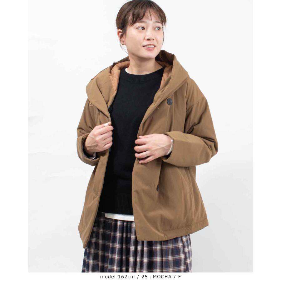 blue willow ブルーウィロー ボンディングフードジャケット 01EFP17470