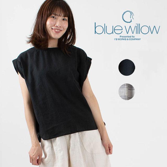 Blue Willow フレンチスリーブブラウス 0us ナチュラルファッション ナチュラル服 40代 50代 大人コーデ 大人かわいい カジュアル シンプル 0us First Yahoo 店 通販 Yahoo ショッピング