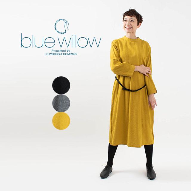Blue Willow スタンドカラーワンピース 0wp ナチュラル服 40代 50代 大人コーデ 大人かわいい カジュアル シンプル ベーシック 0wp First Yahoo 店 通販 Yahoo ショッピング