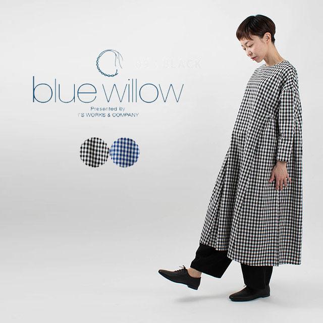 Blue Willow コットンリネンサイド切替えワンピース 021sp ナチュラルファッション ナチュラル服 40代 50代 大人かわいい カジュアル シンプル 021sp First Yahoo 店 通販 Yahoo ショッピング