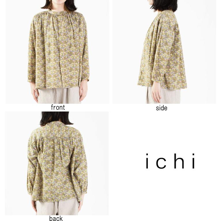 Ichi 花柄ブラウス ナチュラルファッション コットン 綿 40代 50代 ナチュラル服 大人コーデ 大人かわいい カジュアルコーデ First Yahoo 店 通販 Yahoo ショッピング