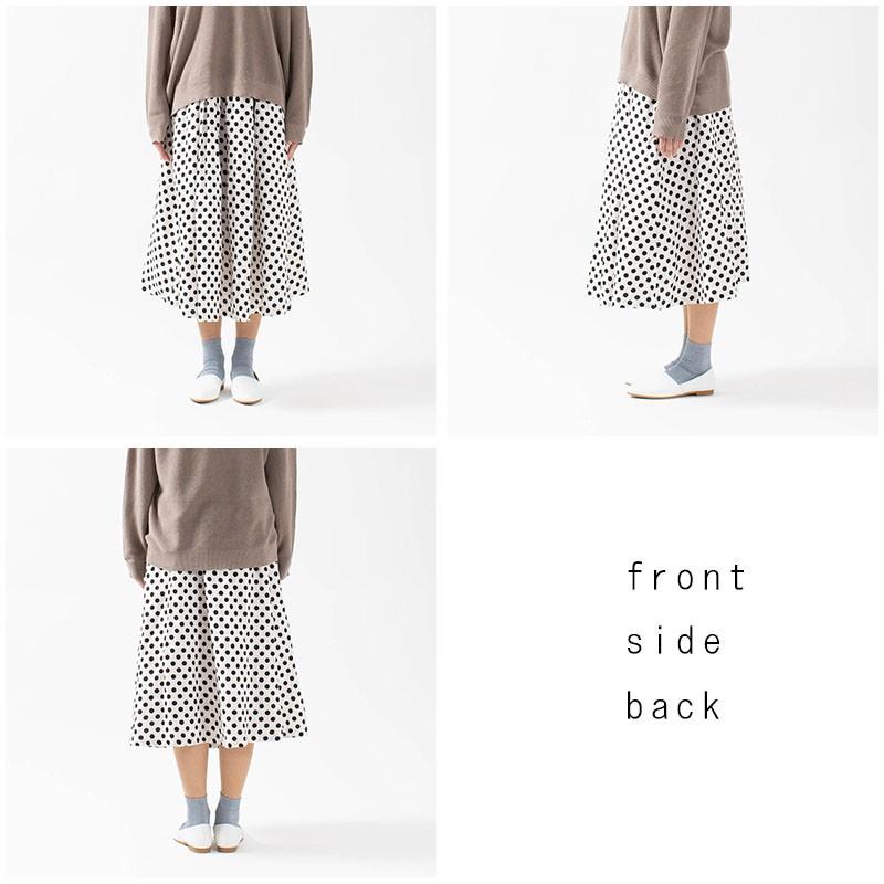 Ichi ドットスカート ナチュラルファッション ナチュラル服 30代 40代 50代 大人コーデ カジュアル シンプル ベーシック 水玉 First Yahoo 店 通販 Yahoo ショッピング