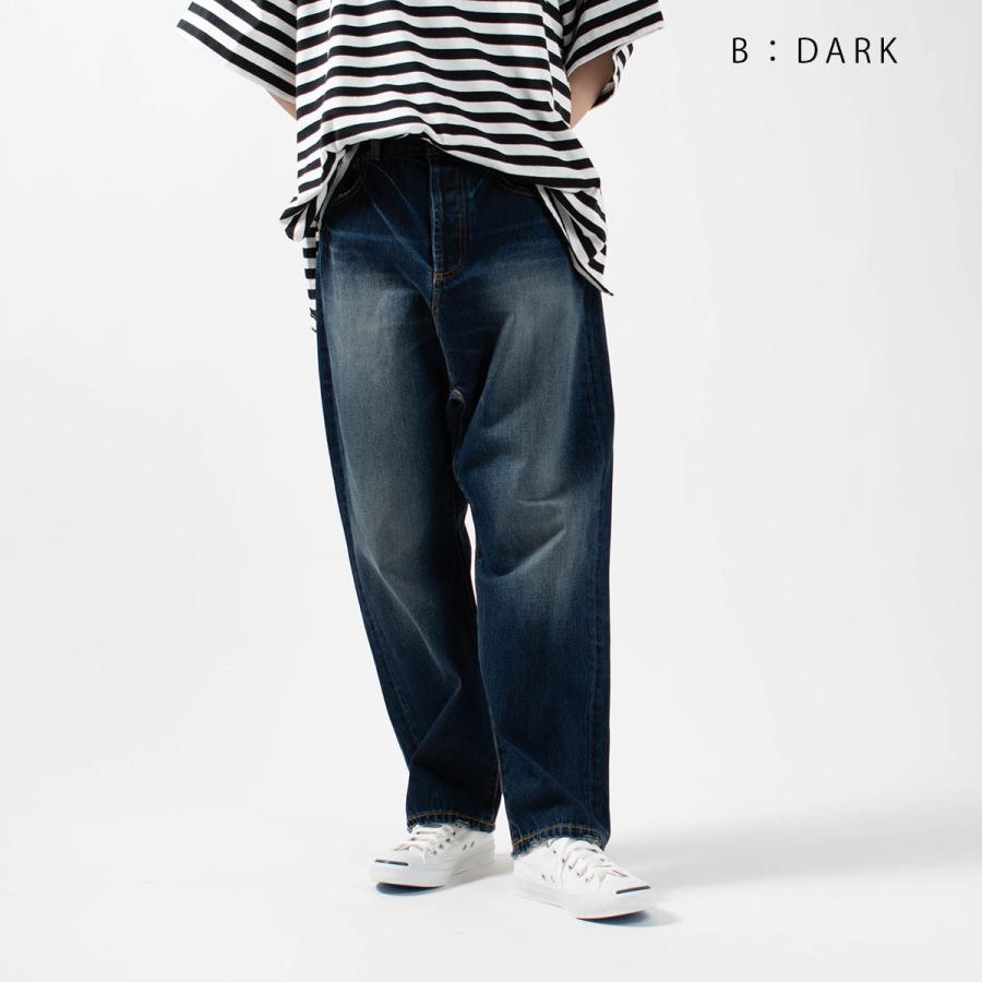 ICHI □ichi デニムサルエルパンツ 201141 ナチュラル ICHI □ichi デニムサルエルパンツ 201141 ナチュラル